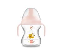 MAM Learn to Drink Cup with Removable Handles and Spout, 6+ Months, 190ml, Pink