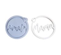 MAM Lettering Silicone Pendant Molds for Soap Hanging Ornament Epoxy Resin Silicone Molds Gypsum