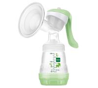 MAM Manual Breast Pump | One Size Fits All Funnel | Quiet and Easy Pumping | Newborn Essentials for Baby Feeding | Various Designs