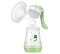 MAM Manual Breast Pump, Soft Silicone Breast Pump with 'One Size Fits All' Funnel, Baby Feeding, Newborn Essentials, (Designs May Vary)