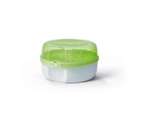 MAM Microwave Sterilizer, Easy Sterilization for Bottles, Pacifiers and Teats, Green