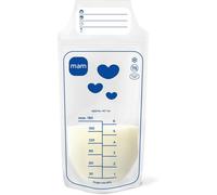 MAM Milk Storage Bags | Pack of 100 | Leak-Proof and Pre-Sterilised Breast Milk Storage Solution | Space Saving Design | Easy to Pour and Store | Baby