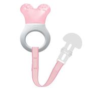 MAM Mini Cooler Teether with Clip, Girl, 2+ Months by MAM