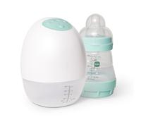 MAM Move Wearable Breast Pump, Hands Free Breast Pump, with 3 Modes and Silent Breast Milk Pump, Portable Breast Pump with Soft Silicone Funnels, Newborn Essentials