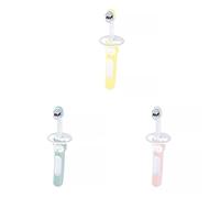 MAM, My First Toothbrush Baby Toothbrush Easy to Hold Teething Wash by Yourself with Protective Shield for Ages 6 Months and Up Random Colour