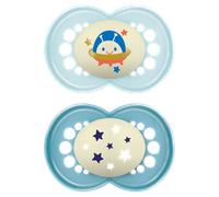 MAM Night Astro Design 16m+ Pacifier - 2 pcs