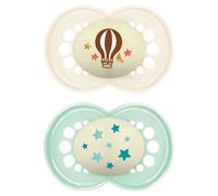MAM Night Soother Unisex Astro 16m+ 2Pk