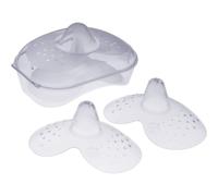 MAM Nipple Shield | Small | 2 Pack | Comes in Sterilisable Travel Case | SkinSof