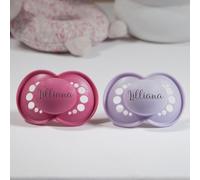 MAM Original *2-Pack* Personalised Dummy Pacifier Soother, 2 Sizes, 3 Fonts