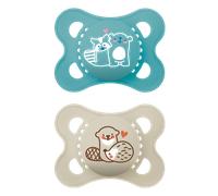 MAM Original Blue Animal Design 2-6m Pacifier - 2 pcs