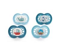 MAM Original Day & Night 18-36m 4 Pack Blister Blue
