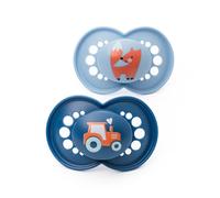 MAM Soother Original 16+ Months – Pack of 2, SkinSoft Silicone Teat, Sustainable – Blue