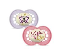 Mam Original Night Silk 2p Box V-6-16m Pacifier
