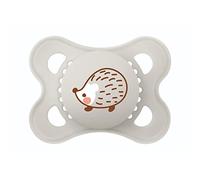 MAM Original S267 Dummy - Matte, SkinsoftTM Silicone, Ultra Soft, 2-6 Months, Neutral, 2-Pack with Self-Sterilising Box