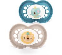 MAM Original Silicone 6+ Months Cotton beige/ Pale Mint