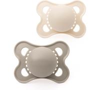 MAM Original Soothers | 0-6 Months | 2 Pack | Comes in Dummy Steriliser Case | Made from Sustainable Materials | Baby Accessories for Newborn |