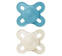 MAM Start 0-2 Months Soother 2 Pack - Plain Blue