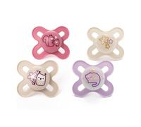MAM Original Start Day & Night 0-2m,4 Pack Blister - Pink