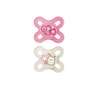 MAM Original Start Soother 0-2 months Pack of 2 - Pink