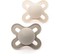 MAM Original Start Soothers | 0-2 Months | 2 Pack | Newborn Dummies | Comes in Dummy Steriliser Case | Sustainable Materials | Baby Accessories for