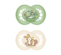 MAM Original Wolf & Rabbit Design 18-36+m Unisex Pacifier - 2 pcs
