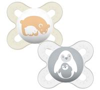 MAM Pacifier 2 pack - Start 0-2m White