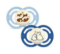MAM Perfect Baby Soothers 6 Months + Blue (Pack of 2)
