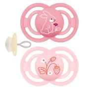 MAM Perfect Day 16+ Dental Dummies 16 months plus, pack of 2, incl. travel box