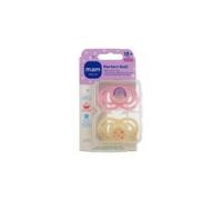 MAM | Perfect Night Dummy 18+ Months Trendy (2 Pieces) Random Colour - Glow in the Dark Silicone Baby Pacifier - Ideal for Good Oral Development