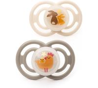 MAM Perfect Night Soothers | 18-36 Months | Pack of 2 | Glow in The Dark Dummies