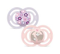MAM Perfect Pacifier for Babies +16 Months, Matte Pink, 2 pcs