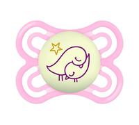 MAM Perfect Pacifier for Babies 2-6 Months, Bright Pink, 1 pc