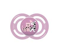 MAM Perfect Silicone Dummy with Soother Bag, 16+ Months, Pink