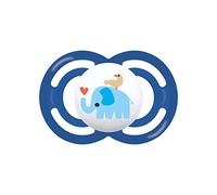 MAM Perfect Silicone Dummy with Soother Holder, 6+ Months, Blue