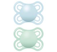 MAM Perfect 0-6 Months Soother Double Pack - Pink