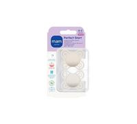 MAM Perfect Soothers 02 Months 2 Pack Newborn Dummies Comes in Dum
