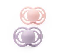 MAM Perfect 6+ Months Soother Double Pack - Pink