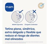 Mam S288 Supreme 16+ Silicone Neutral Dummy (Pack of 2)