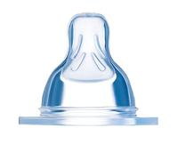 MAM - Set of 2 Anti Colic Baby Bottle Teats - Size 2 - Silicone