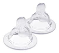 MAM Silicone Cross Flow Bottle teats Age 6m+ BPA Free (x Flow)