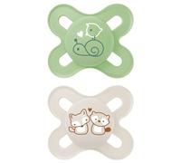 MAM Silicone Start Pacifier, White, 2-Count