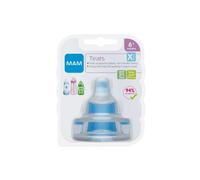 MAM SkinSoft Silicone Teat X Cut Pack of 2