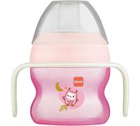 MAM Starter Cup Glow-in-the-Dark Handles | 150ml | Suitable for 4+ Months | Training Sippy Cup to Encourage Independent Drinking | Baby Accessories |