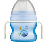 MAM Starter Cup Glow-in-the-Dark Handles | 150ml | Suitable for 4+ Months | Training Sippy Cup to Encourage Independent Drinking | Baby Accessories |