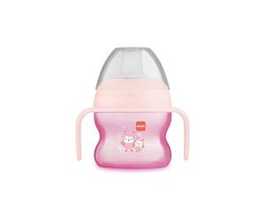 MAM Starter Cup with Non-Slip Handles and Spout, 4+ Months, 150 ml, Pink