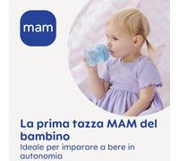 MAM Starter Cup with NonSlip Handles and Spout 4 Months 150 ml Pink