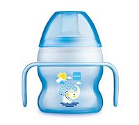 MAM Starter Cup with Soft Non Spill Spout (Blue)