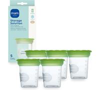 MAM Storage Pots | 5 Pack | For Safety Storing Breast Milk and Baby Food | Comp
