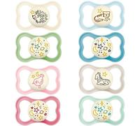 MAM Supreme Silicone Dummy Set (6+ Months), Dummy Set with Dummy Box, Dummies to Reduce the Risk of Mispositioning of Teeth, Random Model