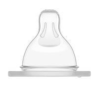 MAM teat 0 in double pack, bottle teat size 0 (slow flow rate) especially for newborns from birth, especially gentle teat suitable for all MAM bottles, Packaging and Instructions in Foreign Language